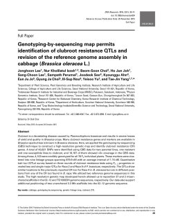 Genotyping-by-sequencing map permits