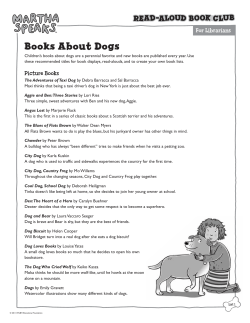 Books About Dogs