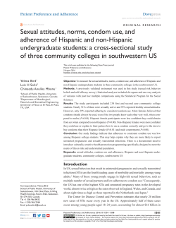 sexual attitudes, norms, condom use, and