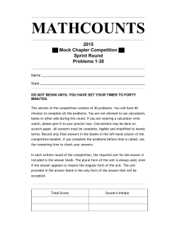 mathcounts - Art of Problem Solving