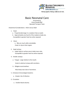 Basic Neonatal Care