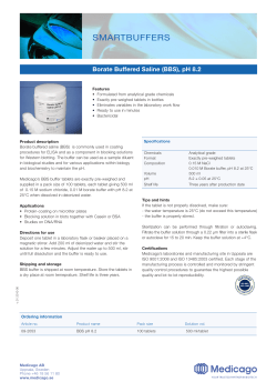 smartbuffers - Medicago AB