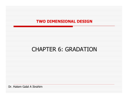 CHAPTER 6: GRADATION