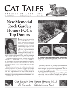 Cat Tales - Friends of Cats