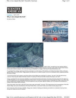 Page 1 of 2 Why is lava shaped like that?: Scientific American 4/8