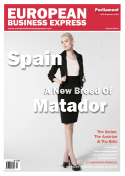 Magazine, Sample Edition - European Business Express