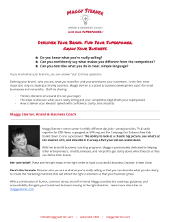 Discover Your Brand. Find Your Superpower. Grow