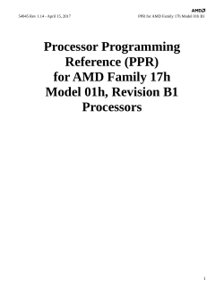 Processor Programming Reference (PPR) for AMD Family 17h
