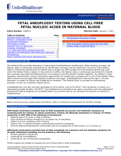 fetal aneuploidy testing using cell-free fetal nucleic acids in maternal