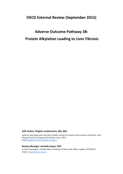 Protein Alkylation Leading to Liver Fibrosis