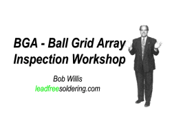 BGA - Ball Grid Array Inspection Workshop