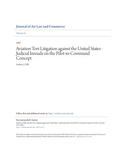 Aviation Tort Litigation against the United States