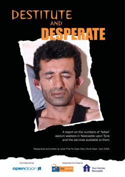 Destitute and Desperate