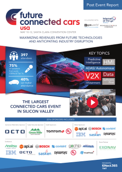 Post Event Report THE LARGEST CONNECTED CARS EVENT IN