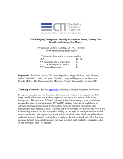 Final Unit  - Charlotte Teachers Institute