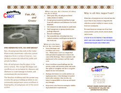 Fats, Oil , and Grease