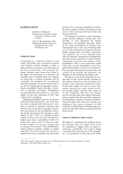 "Scoring Rules" in - Georgetown University