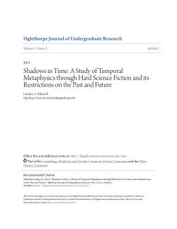 A Study of Temporal Metaphysics through Hard Science Fiction and