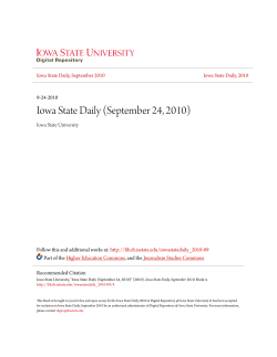 Iowa State Daily (September 24, 2010)