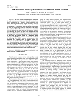 Reference Choice and Head Models Extension