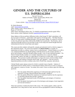 gender, culture, and US imperialism