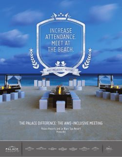 THE PALACE DIFFERENCE: THE AWE