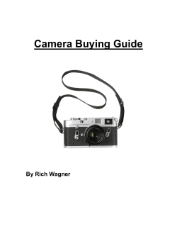 Camera Buying Guide - Great Escape Publishing