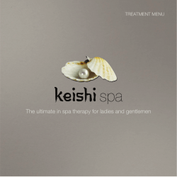 THE KEISHI SPA DIFFERENCE