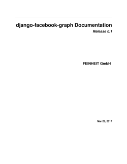django-facebook-graph Documentation