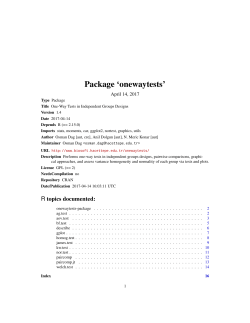 Package `onewaytests`