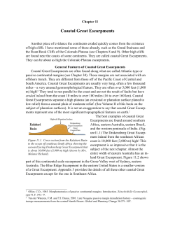 Coastal Great Escarpments