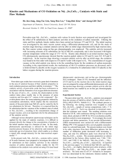 Kinetics and Mechanisms of CO Oxidation on Nd1-x Sr x CoO3