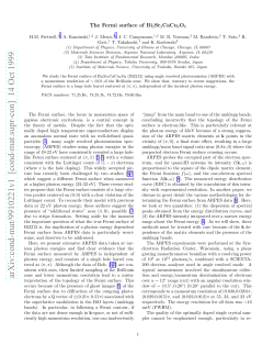 The Fermi surface of Bi2Sr2CaCu2O8