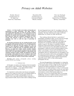 Privacy on Adult Websites - IEEE Computer Society`s Technical