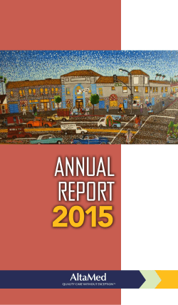 Read the 2015 AltaMed Annual Report