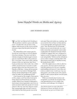 Some Hopeful Words on Media and Agency