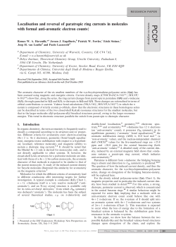 Localisation and reversal of paratropic ring currents in molecules