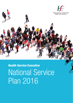 National Service Plan 2016