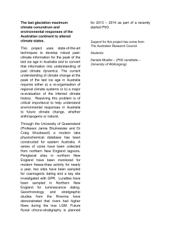 The last glaciation maximum climate conundrum and environmental