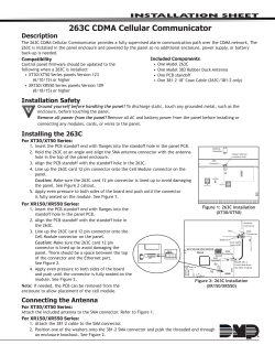263C CDMA Cellular Communicator