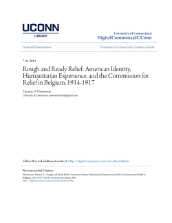 Rough and Ready Relief: American Identity, Humanitarian