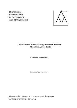 Performance Measure Congruence and Efficient Allocation Across