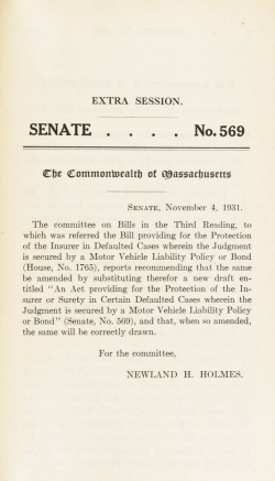 SENATE No. 569