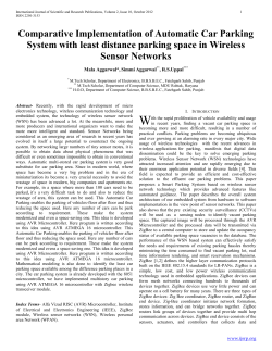 Comparative Implementation of Automatic Car Parking System with