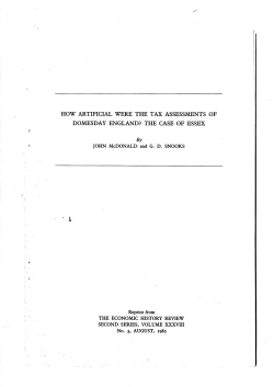 HO\U&oslash; ARTIFICIAL WERE THE TAX ASSESSMENTS OF
