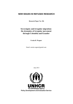 new issues in refugee research