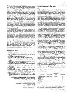 Heterogeneous photocatalytic oxidation of cyanide ion in aqueous