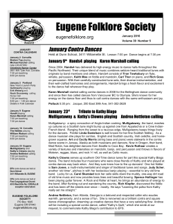 January_2016 - Eugene Folklore Society
