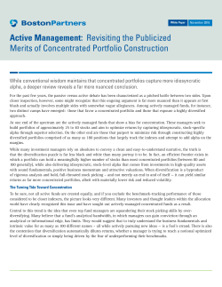 Active Management: Revisiting the Publicized Merits