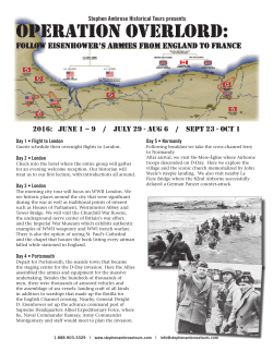 OperAtiOn OverlOrd - D